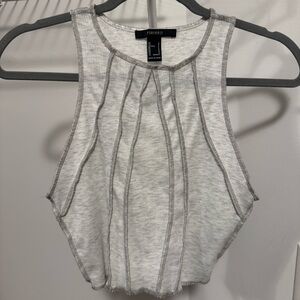 Forever 21 Gray Ribbed Women's Top